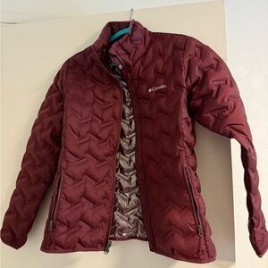 Columbia Women's Maroon Puffer Jacket